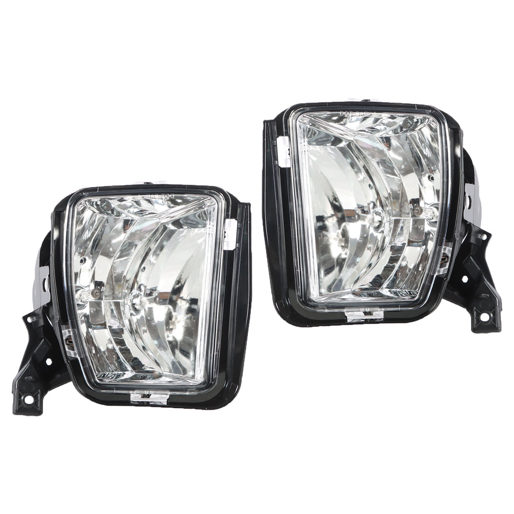 TOPPARTZ For 2013-2018 Dodge RAM 1500 Bumper Fog Lights Driver&Passenger Side