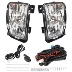 TOPPARTZ For 2013-2018 Dodge RAM 1500 Bumper Fog Lights Driver&Passenger Side