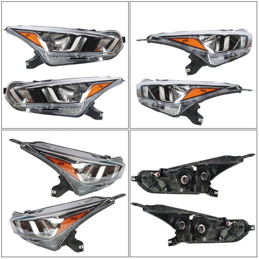 TOPPARTZ For 2020-2021 Nissan Versa S SV Halogen Type Headlights Passenger&Driver
