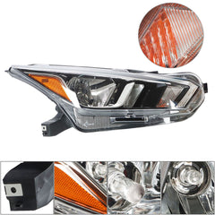 TOPPARTZ For 2020-2021 Nissan Versa S SV Halogen Type Headlights Passenger&Driver