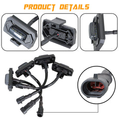TOPPARTZ For 2020-2021 ToyotaTacoma Trd Pro Cool White LED Grille Light Kit 4Pcs