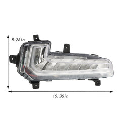 TOPPARTZ For Chevrolet Malibu XL 2016-2018 Fog Lights Driving Lamps Left Side LED