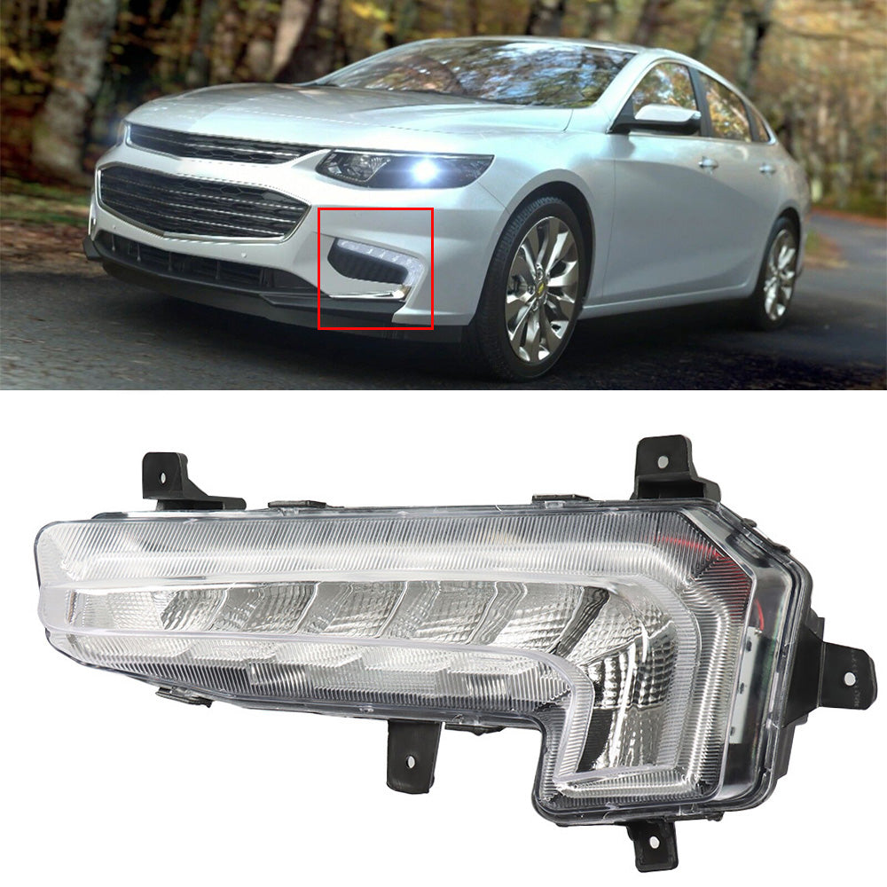 TOPPARTZ For Chevrolet Malibu XL 2016-2018 Fog Lights Driving Lamps Left Side LED