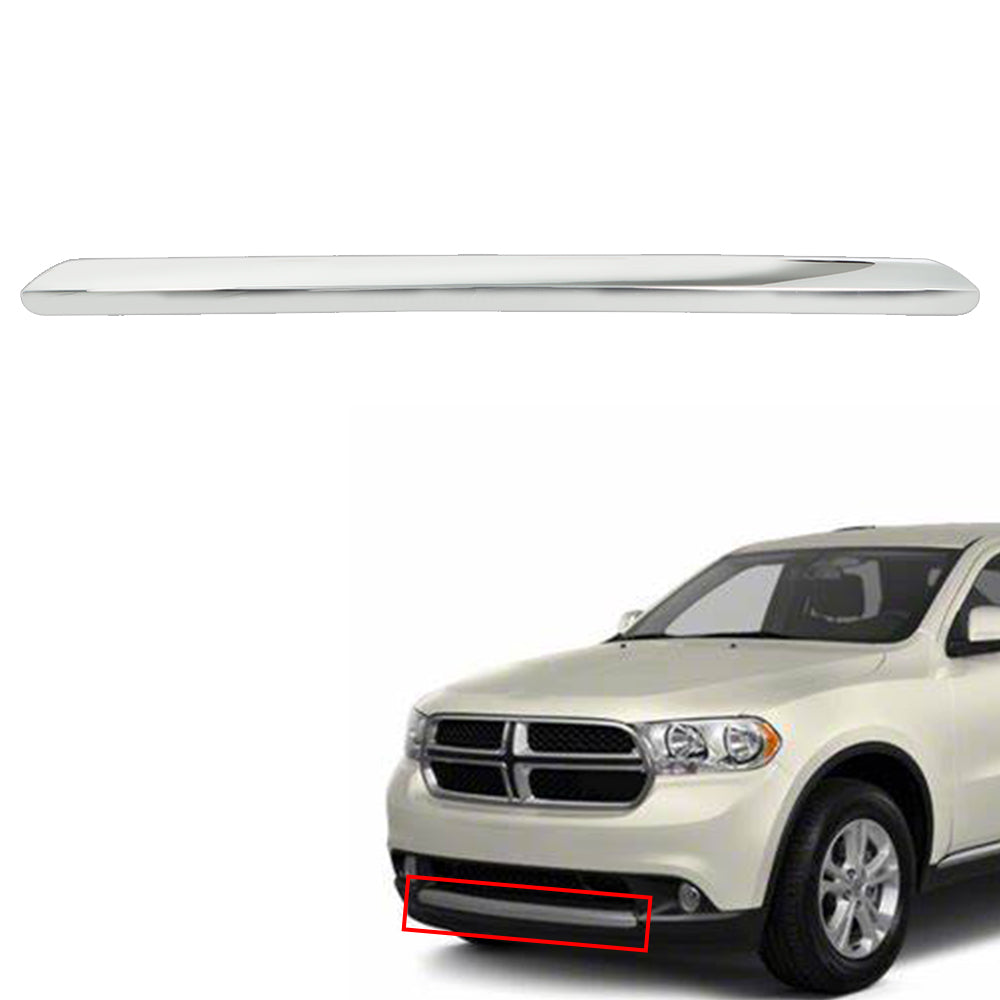 TOPPARTZ For Dodge Durango 2011 2012 2013 Chrome Front Bumper Trim Molding Lower