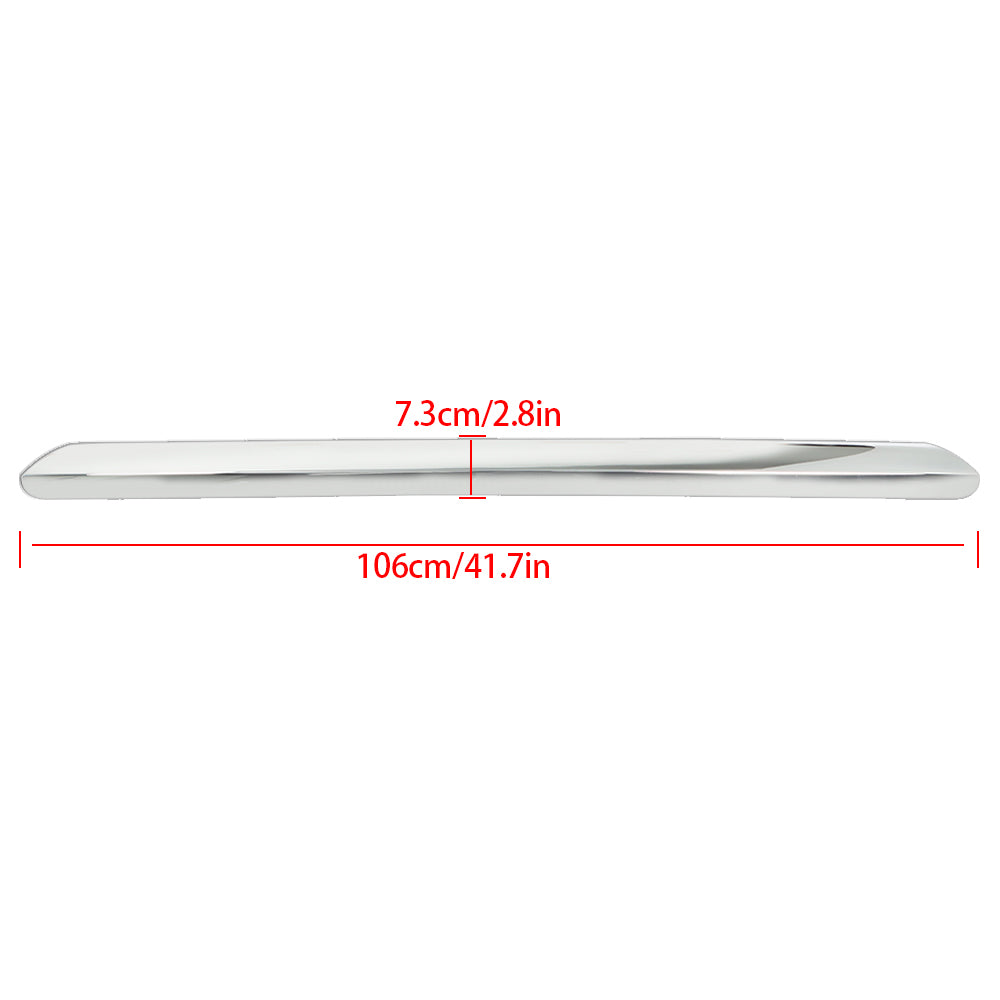 TOPPARTZ For Dodge Durango 2011 2012 2013 Chrome Front Bumper Trim Molding Lower
