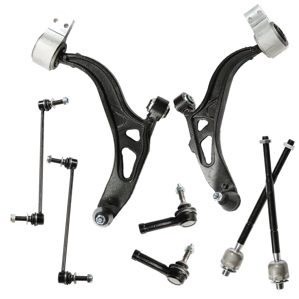 TOPPARTZ For Ford Explorer 2011-17 Suspension Kit Lower Control Arms Tie Rods Sway 8pc