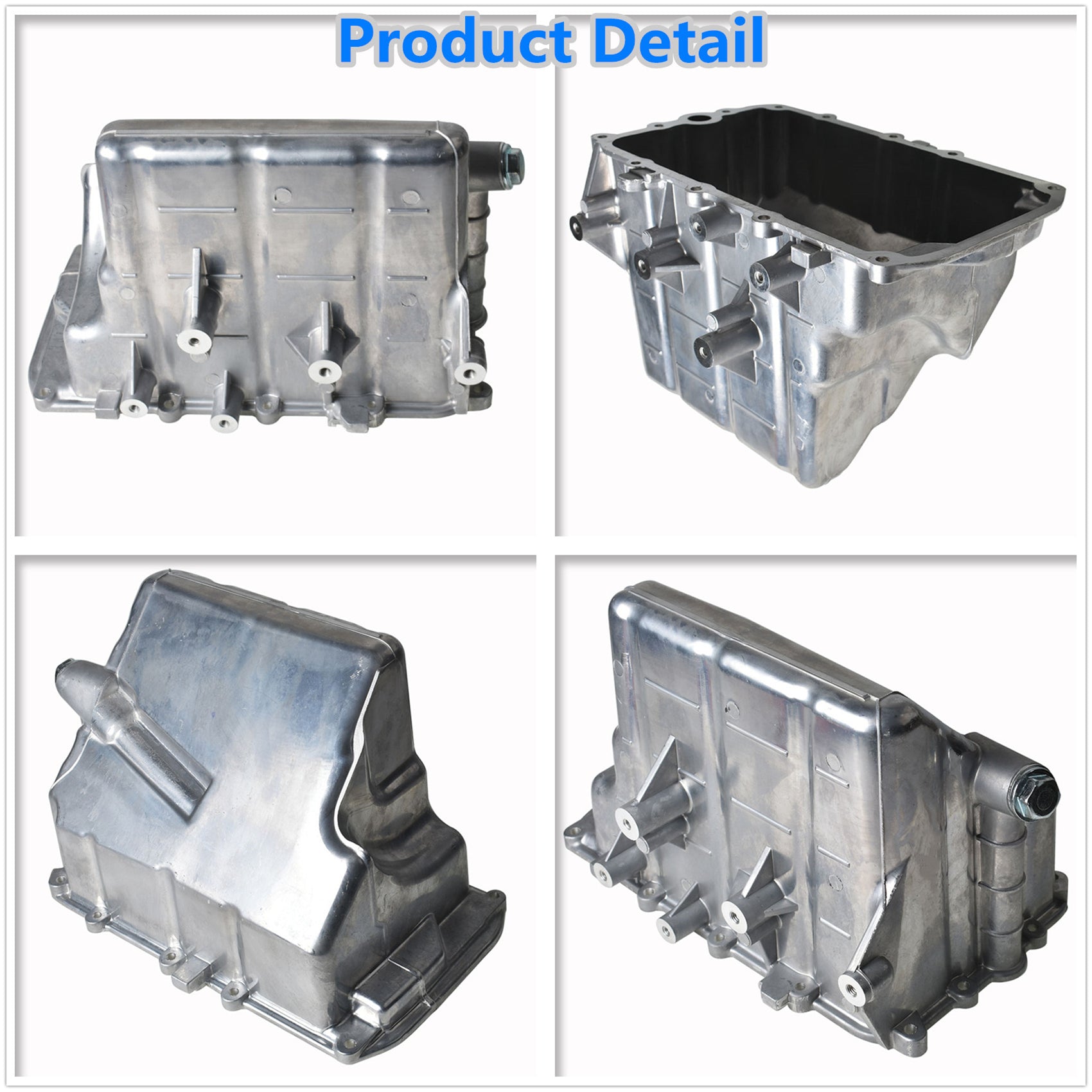 TOPPARTZ Aluminum Engine Oil Pan for 2008-2015 Smart Fortwo 1320100013