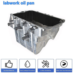 TOPPARTZ Aluminum Engine Oil Pan for 2008-2015 Smart Fortwo 1320100013