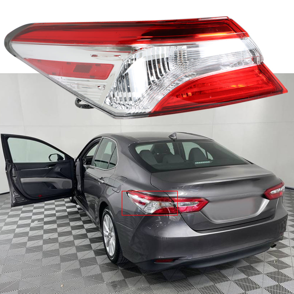 TOPPARTZ For Toyota Camry 2018-2020 Outer Rear Tail Light Brake Lamp Left Side