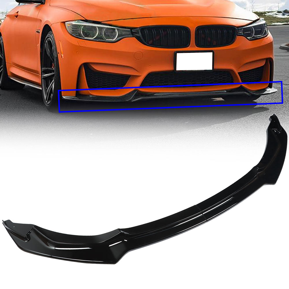 TOPPARTZ Front Bumper Lip Splitter CS Style For 2015-2020 BMW F80 M3 F82 F83 M4