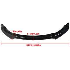 TOPPARTZ Front Bumper Lip Splitter CS Style For 2015-2020 BMW F80 M3 F82 F83 M4