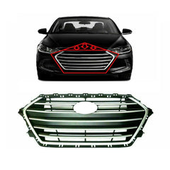 TOPPARTZ Front Grille Grill For Hyundai Elantra 2017 2018
