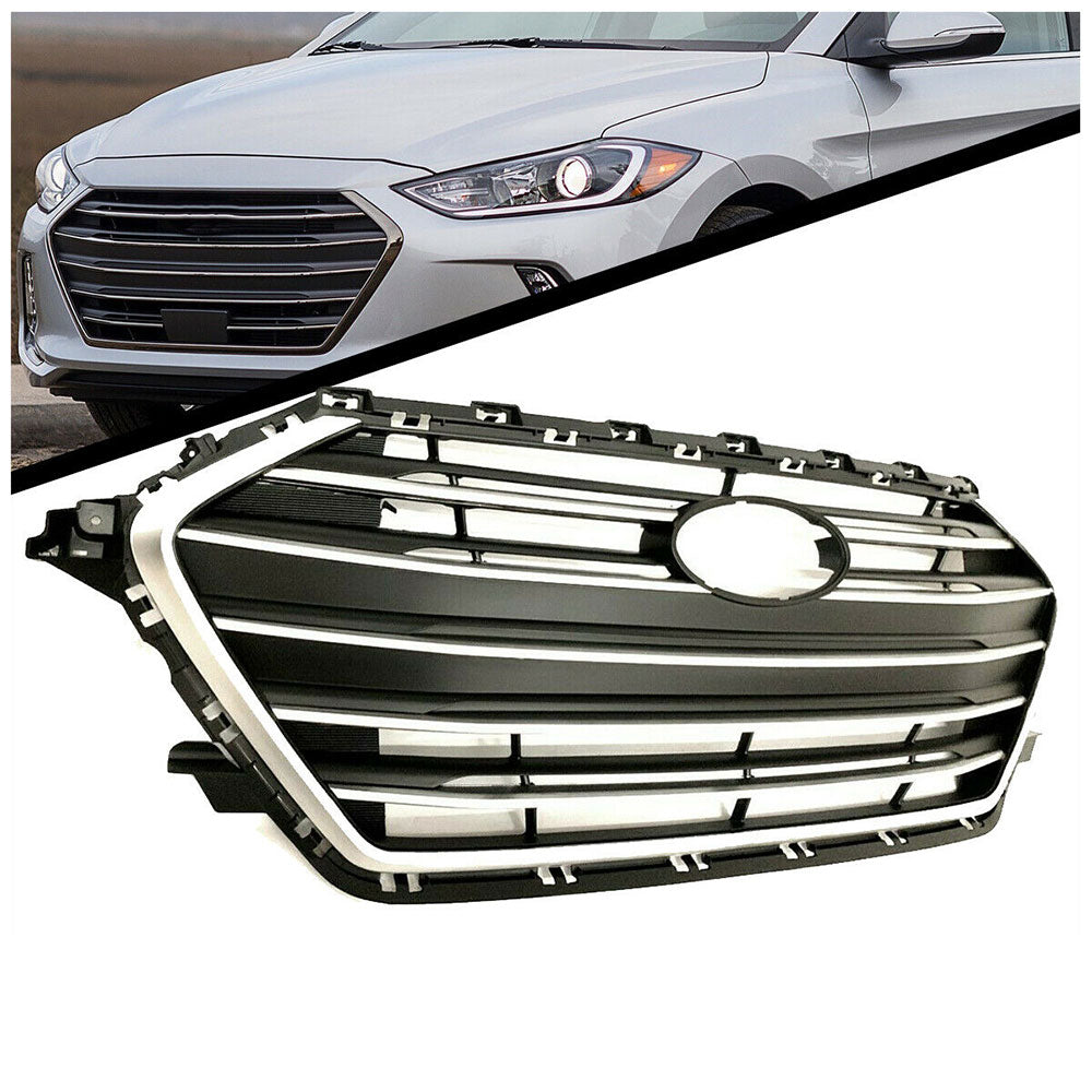 TOPPARTZ Front Grille Grill For Hyundai Elantra 2017 2018