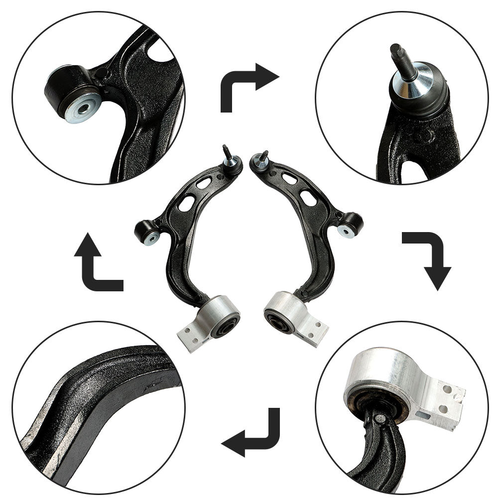 TOPPARTZ Front Lower Control Arm For 2010 2011 2012 Ford Taurus Flex Lincoln MKS MKT