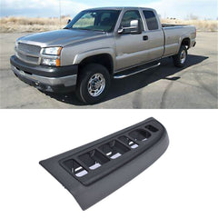 TOPPARTZ Gray Driver Side Window Switch Trim For 03-07 Silverado Sierra 89045128