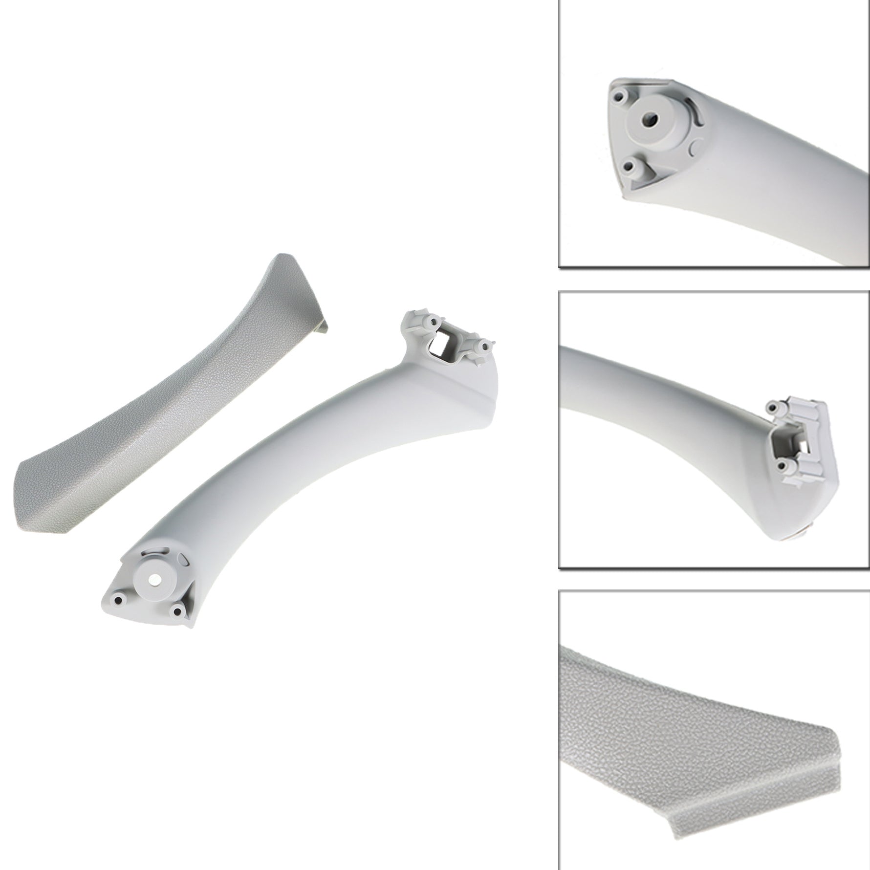 toppartz Grey Right Door Panel Handle Pull Trim Cover For BMW E90 328i