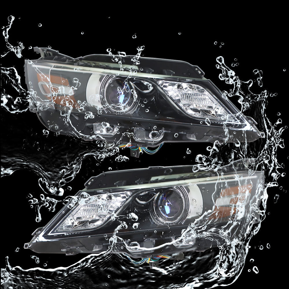 TOPPARTZ Headlights For 2015-2019 Chevrolet Impala Halogen Black Housing RH&LH