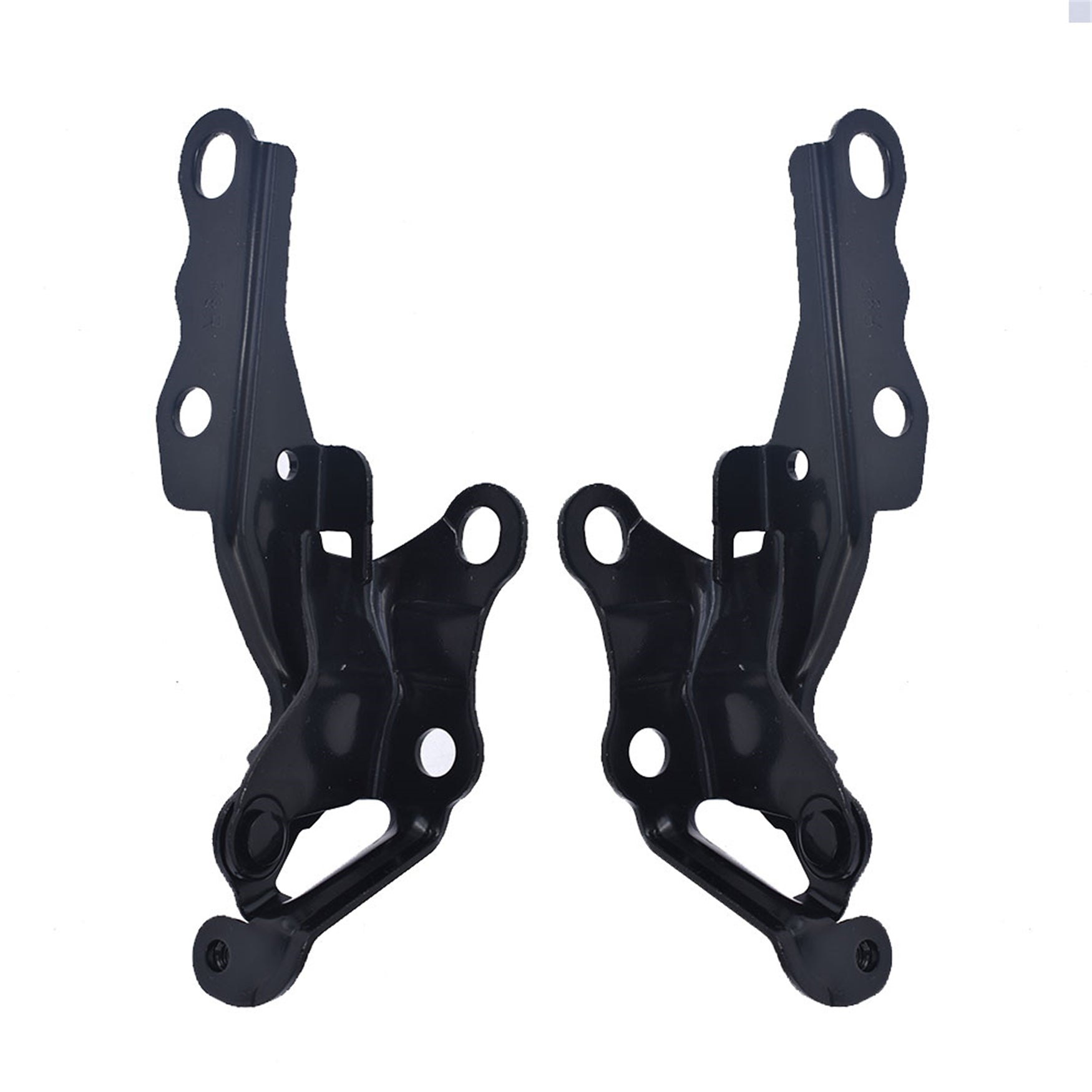 TOPPARTZ Hood Hinge Set For 03-08 Toyota Corolla Matrix TO1236139 TO1236140 Black