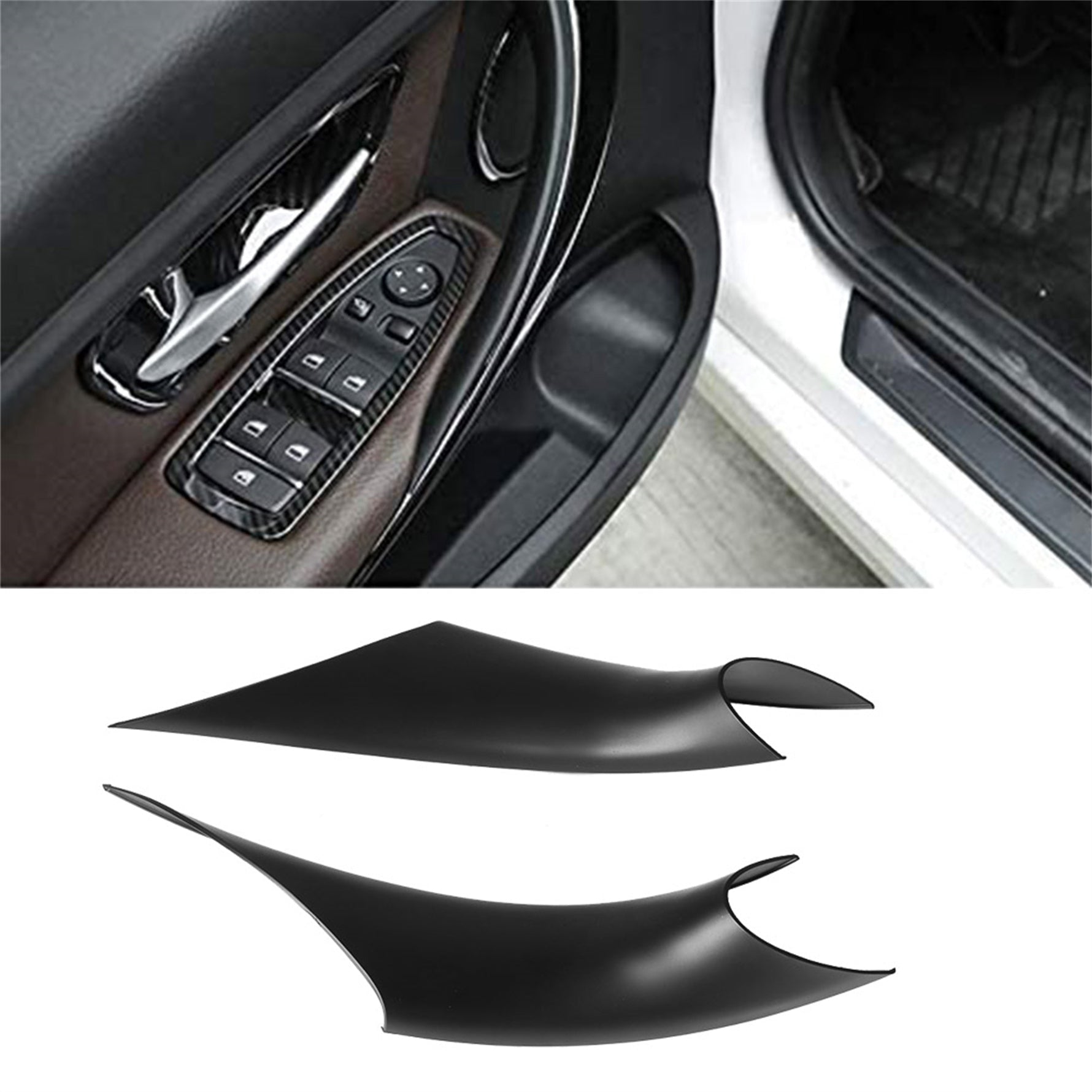 toppartz Inner Door Handle Inside Cover Protect Case For BMW 3 Series F30 F35