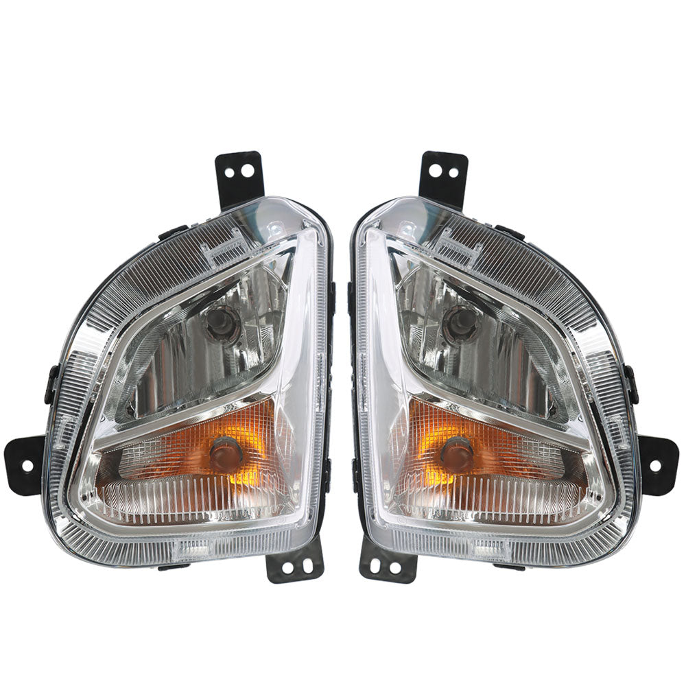 TOPPARTZ  LH And RH Bumper Fog Light w/Signal For 2018 2019 2020 Chevy Equinox