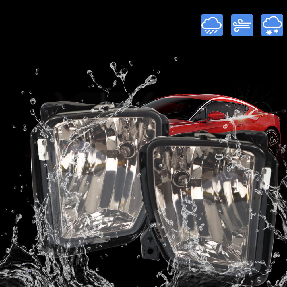TOPPARTZ Left+Right Fog Lights Lamps For 2013-2018 Dodge RAM 1500 Smoked