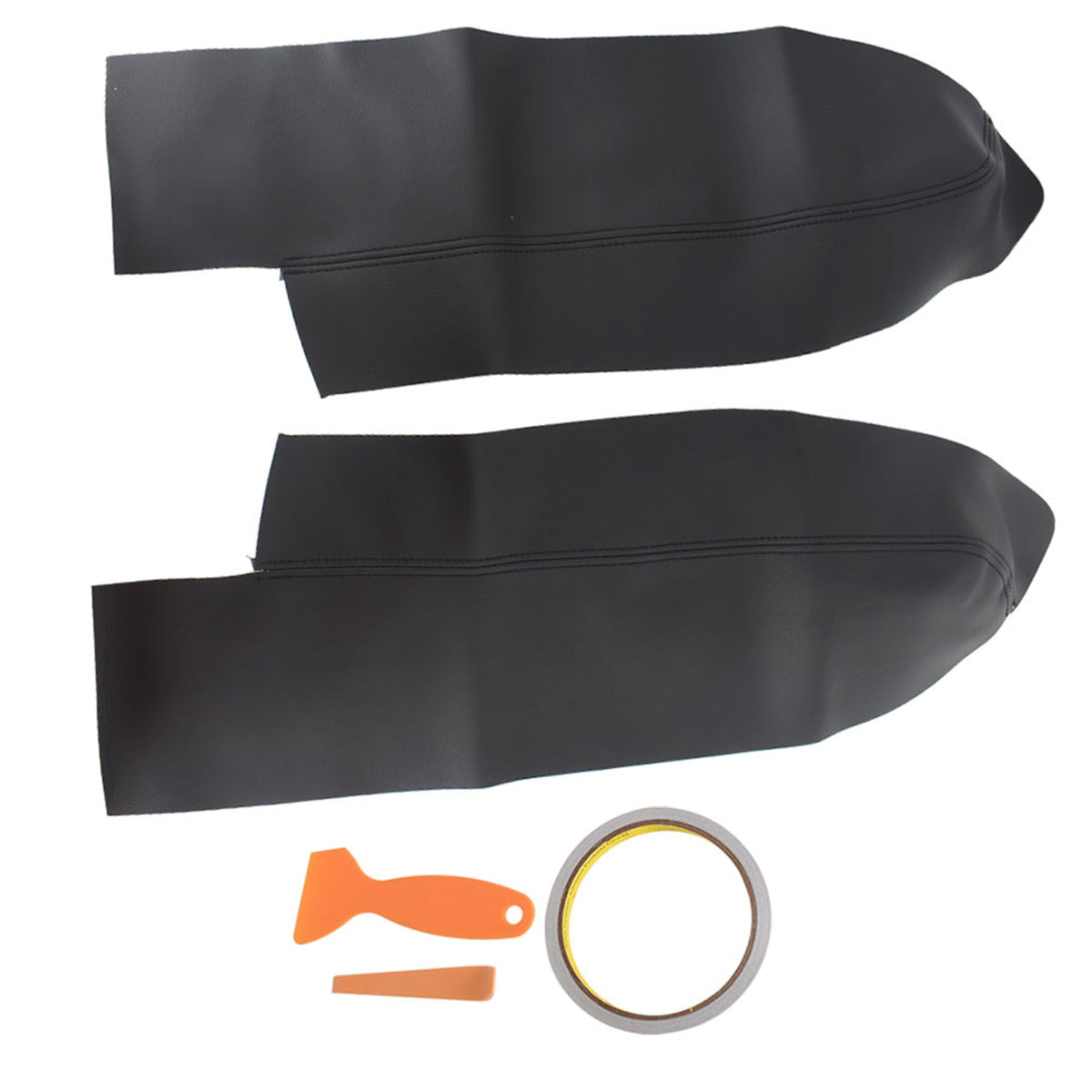 TOPPARTZ Pair Car Front Door Panels Armrest Cover Black for Honda CR-V 07-12