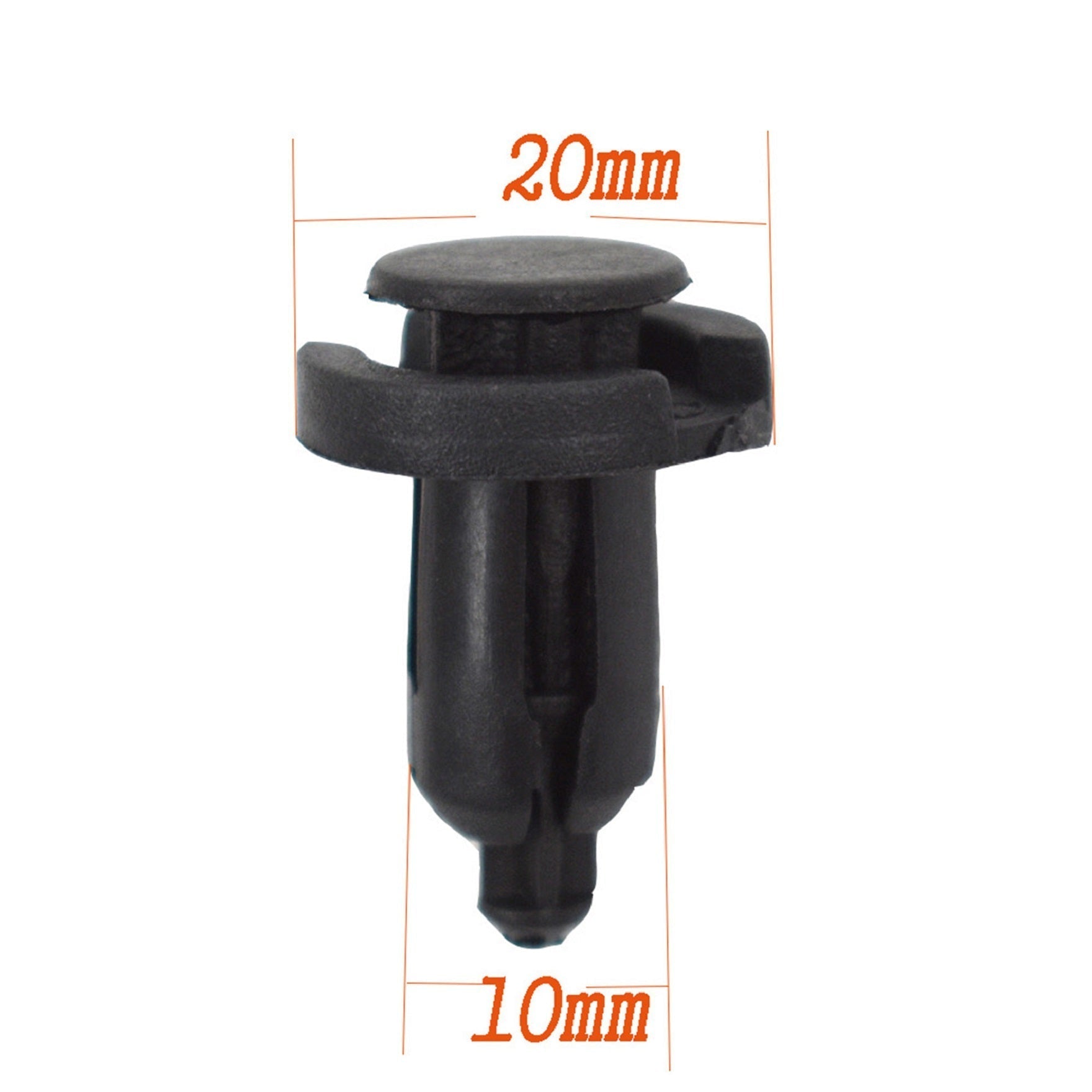 TOPPARTZ Push Type Clip 10mm Plastic Fastener Bumper Pin Rivet Retainer For Honda