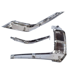 TOPPARTZ RH front Bumper Upper chrome Trim molding Strip Replacement for Mitsubishi Outlander 2016-2019 MI1047103, MI1047104