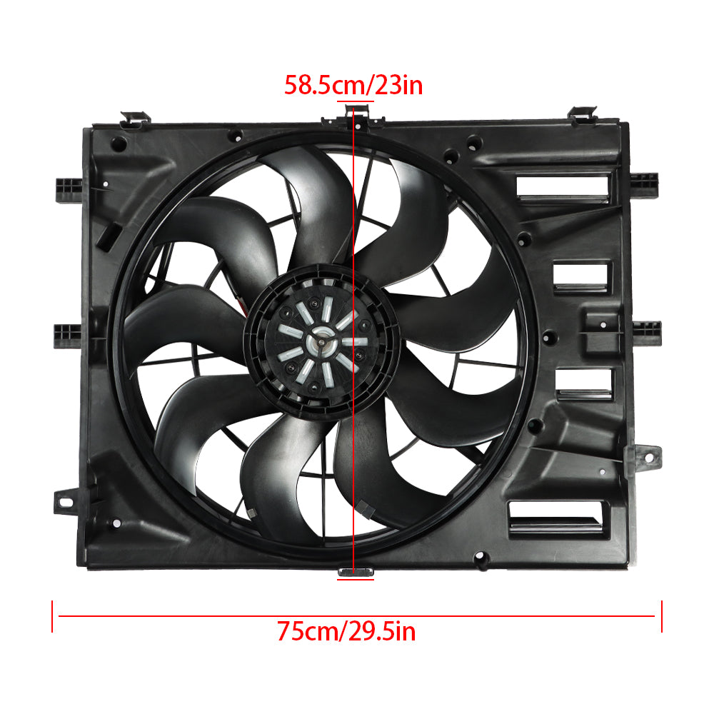TOPPARTZ Radiator Cooling Fan Assembly For 2018-2019 Chevrolet Equinox 1.5L