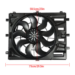 TOPPARTZ Radiator Cooling Fan Assembly For 2018-2019 Chevrolet Equinox 1.5L