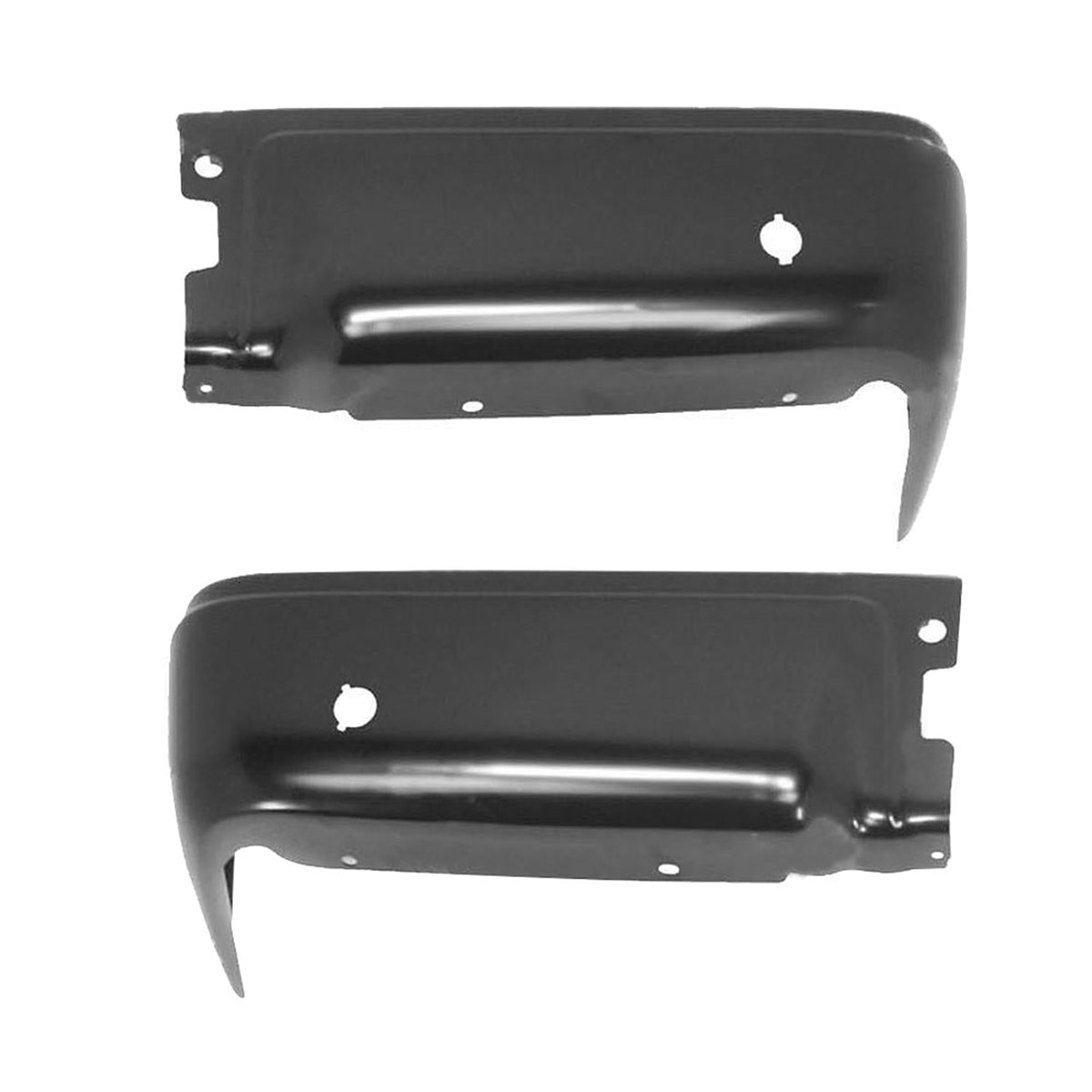 TOPPARTZ Rear Bumper Ends Pair Primered Steel Set For Ford F150 2009-2014 LH RH