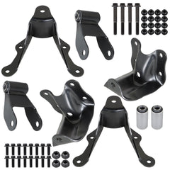 TOPPARTZ Rear Leaf Spring Shackle & Bracket Kit For 1986-1997 Ford Ranger Pickup Series