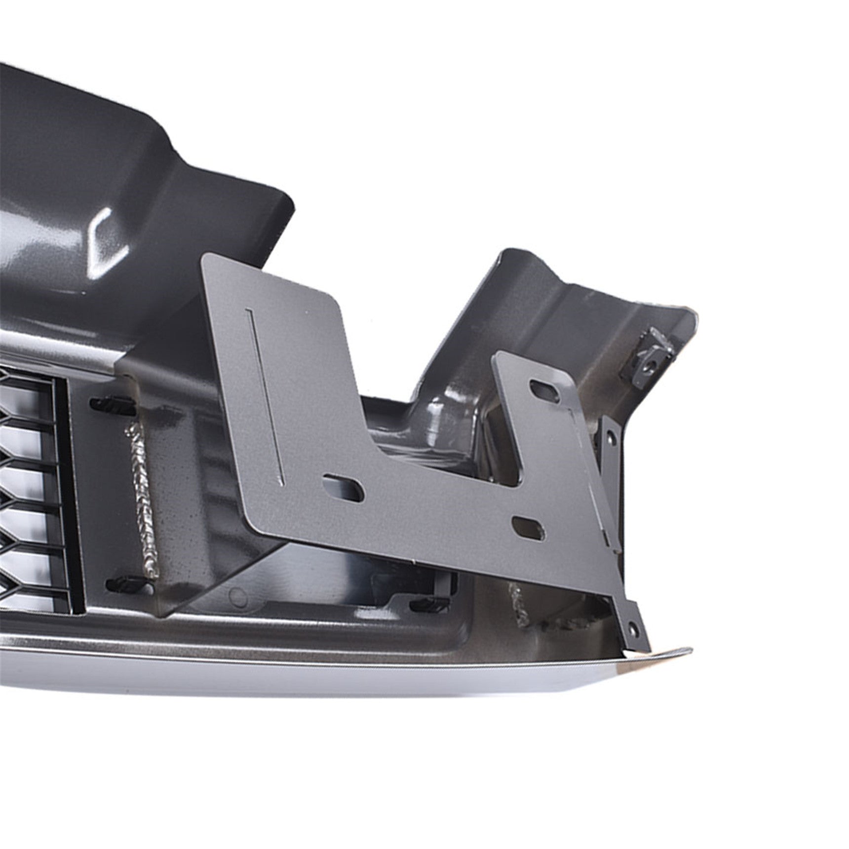 TOPPARTZ Steel Front Bumper Assembly Kit For F-150 2018 19-2020 Raptor Style Gray