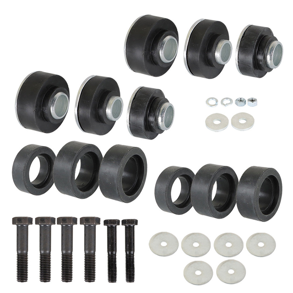 TOPPARTZ Subframe Mount Bushings Fit for 1967-72 Firebird 1967-81 Camaro 1968 Chevy II