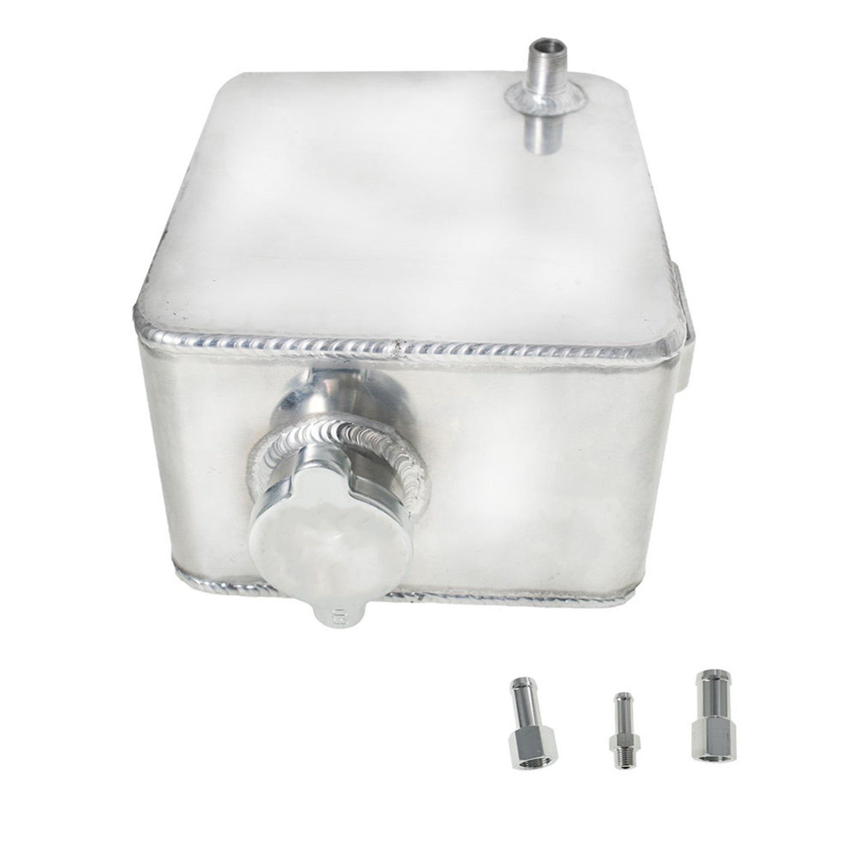 TOPPARTZ Universal Radiator Coolant Aluminum Tank Overflow Reservoir 2.5L