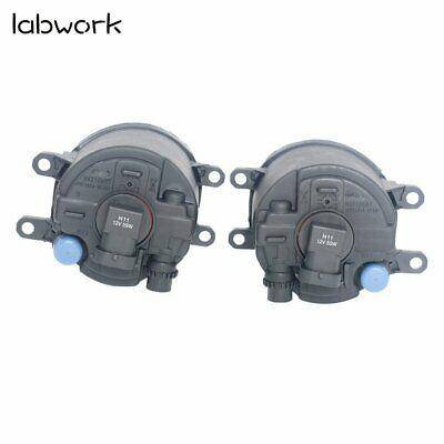 Left+Right Clear Bumper Fog Lights w/Switch Kit For 2007-2009 Toyota Camry