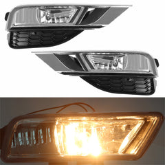 Left & Right Fog Lights Lamps+Wiring Kit & Switch For 2015 2016 Honda CRV CR-V