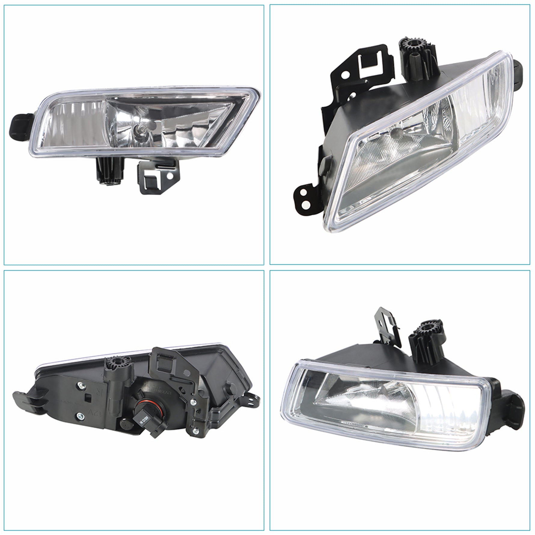 Left & Right Fog Lights Lamps+Wiring Kit & Switch For 2015 2016 Honda CRV CR-V