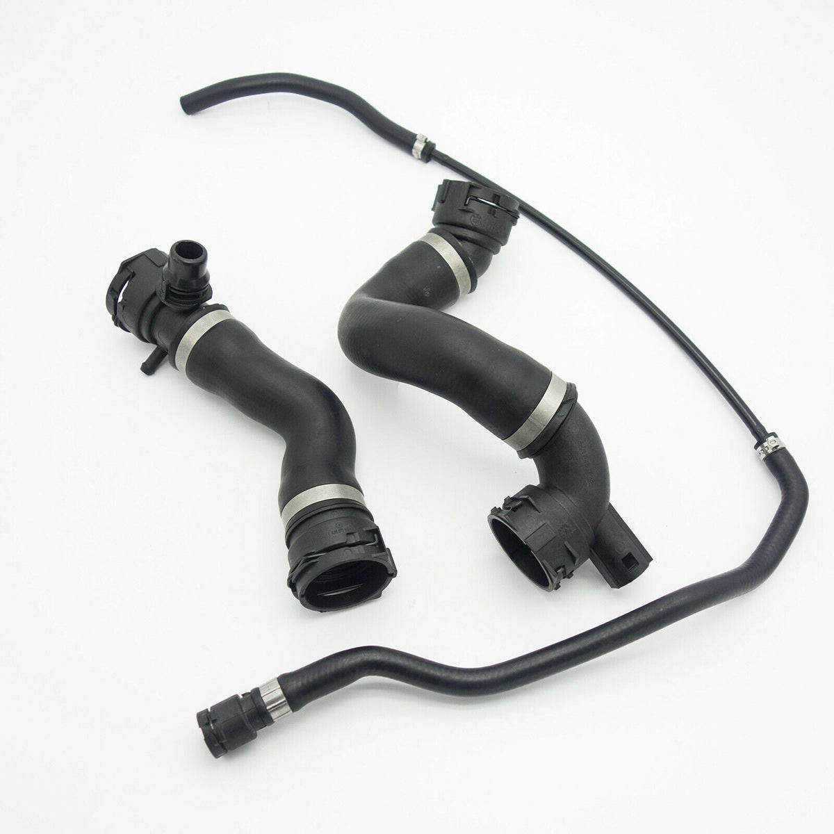 Lower Upper Radiator Coolant Hose + Vent Line Hose Set For BMW 325i 328i 330i