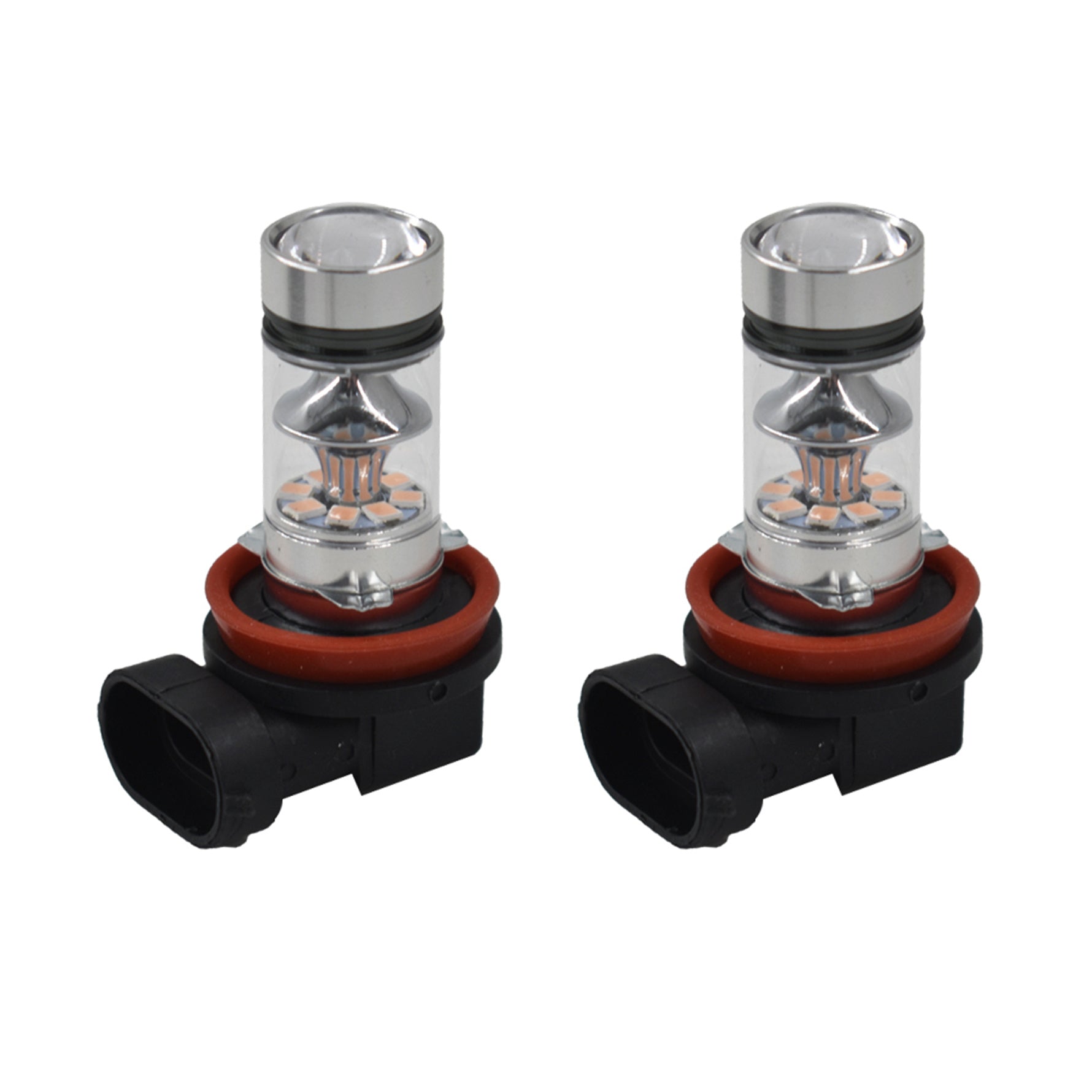NEW 2x H8 H9 H11 H16 14000K Purple 100W LED Headlight Bulbs Kit Fog Light
