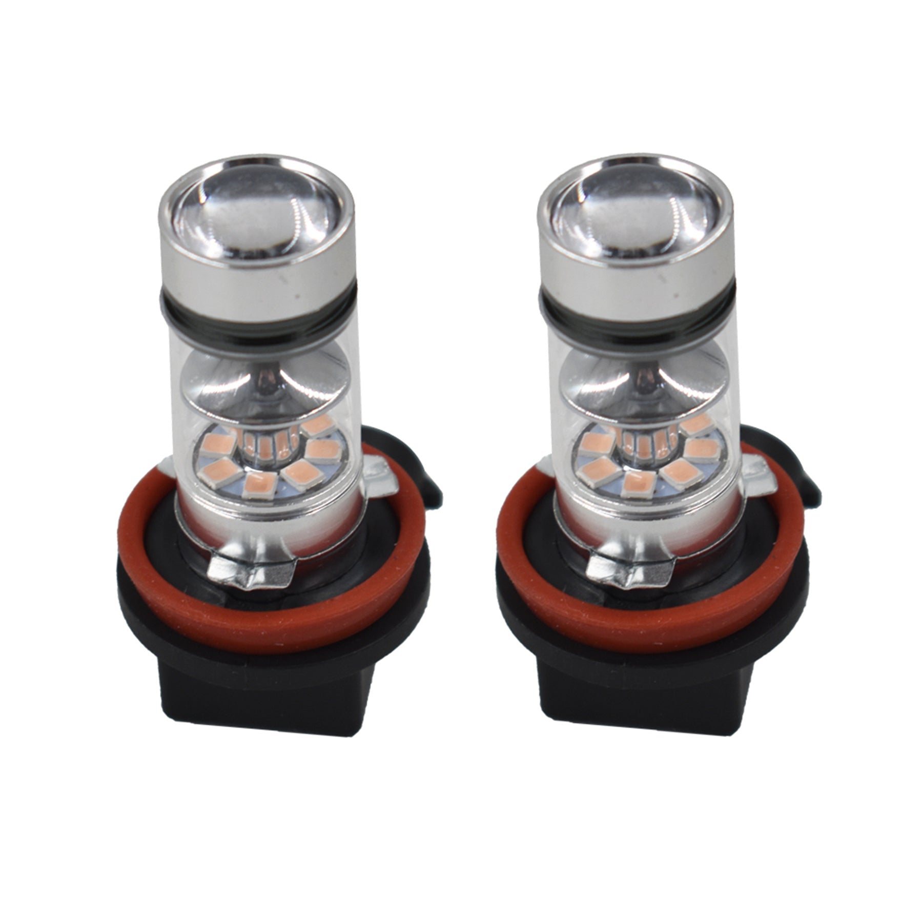 NEW 2x H8 H9 H11 H16 14000K Purple 100W LED Headlight Bulbs Kit Fog Light