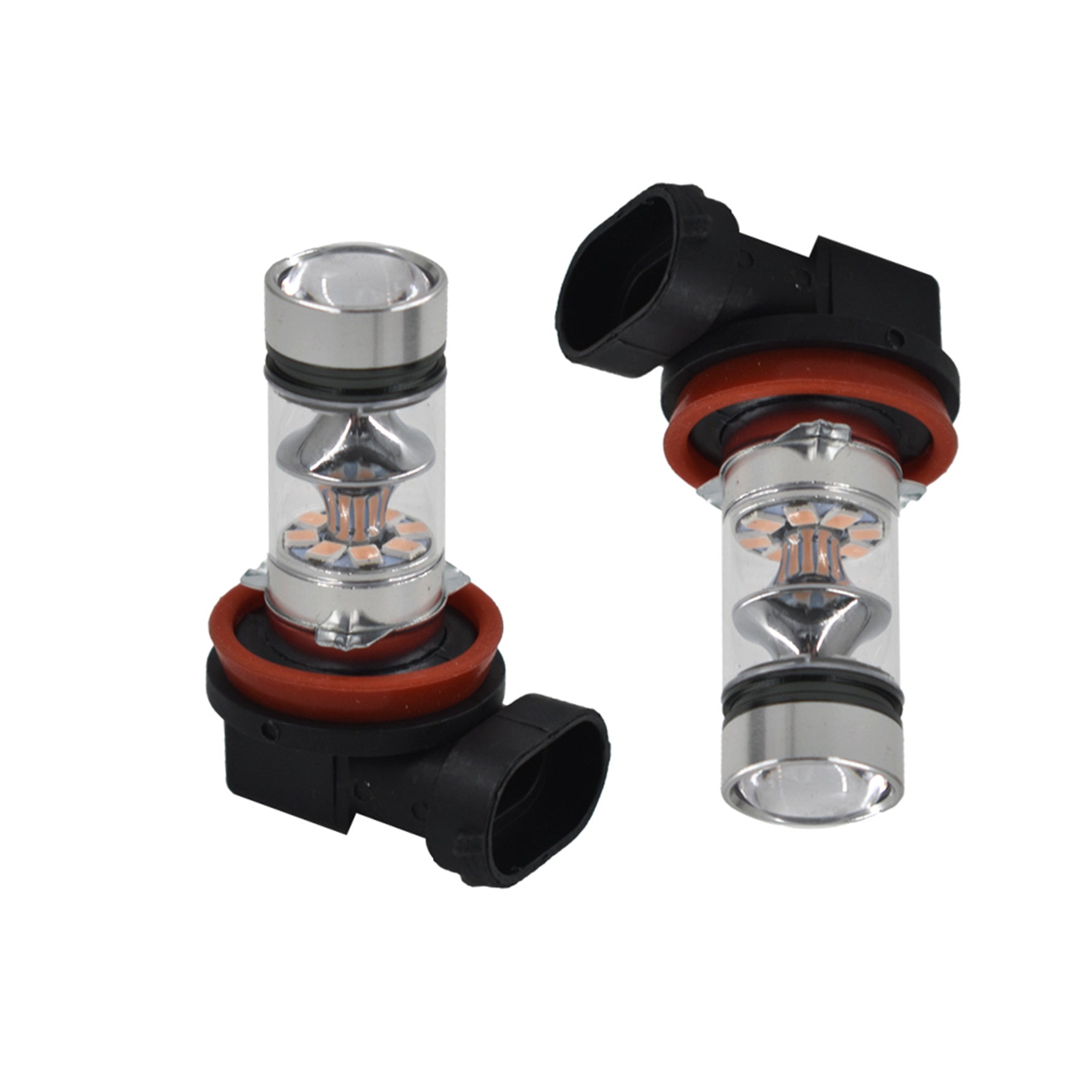 NEW 2x H8 H9 H11 H16 14000K Purple 100W LED Headlight Bulbs Kit Fog Light