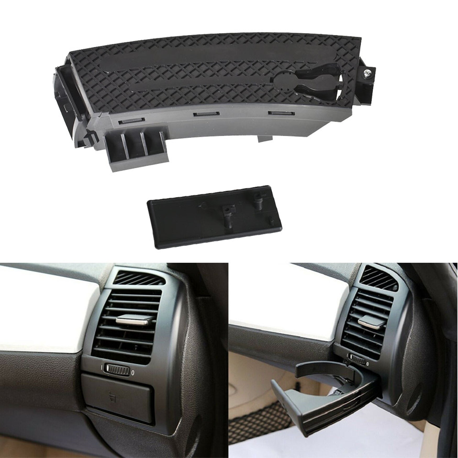 NEW Black Cup Holder Right Passenger For BMW E85 E86 Z4 Dashboard 51457070324