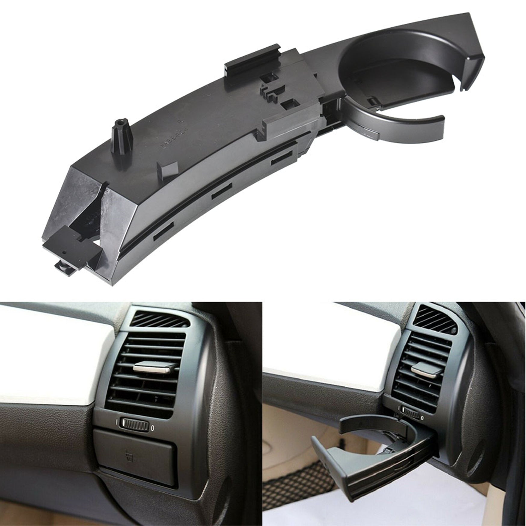 NEW Black Cup Holder Right Passenger For BMW E85 E86 Z4 Dashboard 51457070324