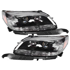 NEW Halogen Projector Headlights Assembly For 2013 2014 2015 Chevy Malibu Black