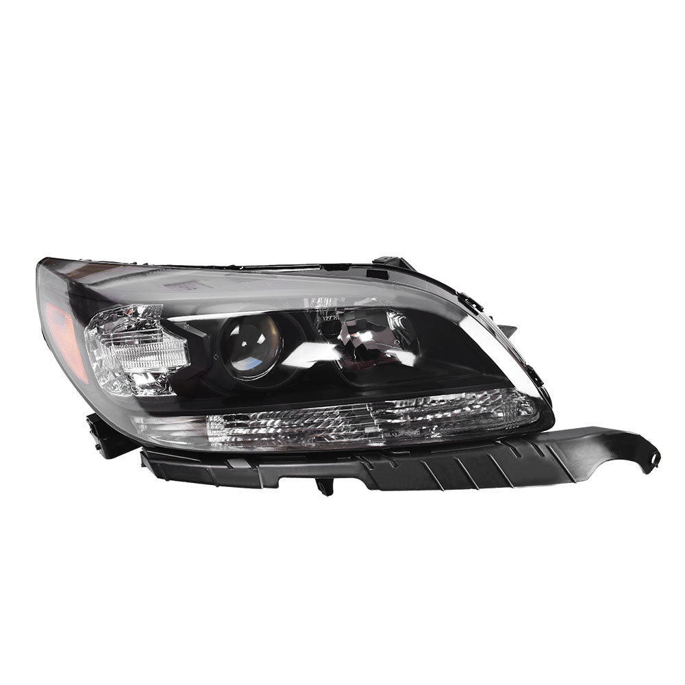 NEW Halogen Projector Headlights Assembly For 2013 2014 2015 Chevy Malibu Black