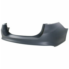 NEW Primered - Rear Bumper Cover Replacement For 2013-2018 Ford Fusion w/o Park