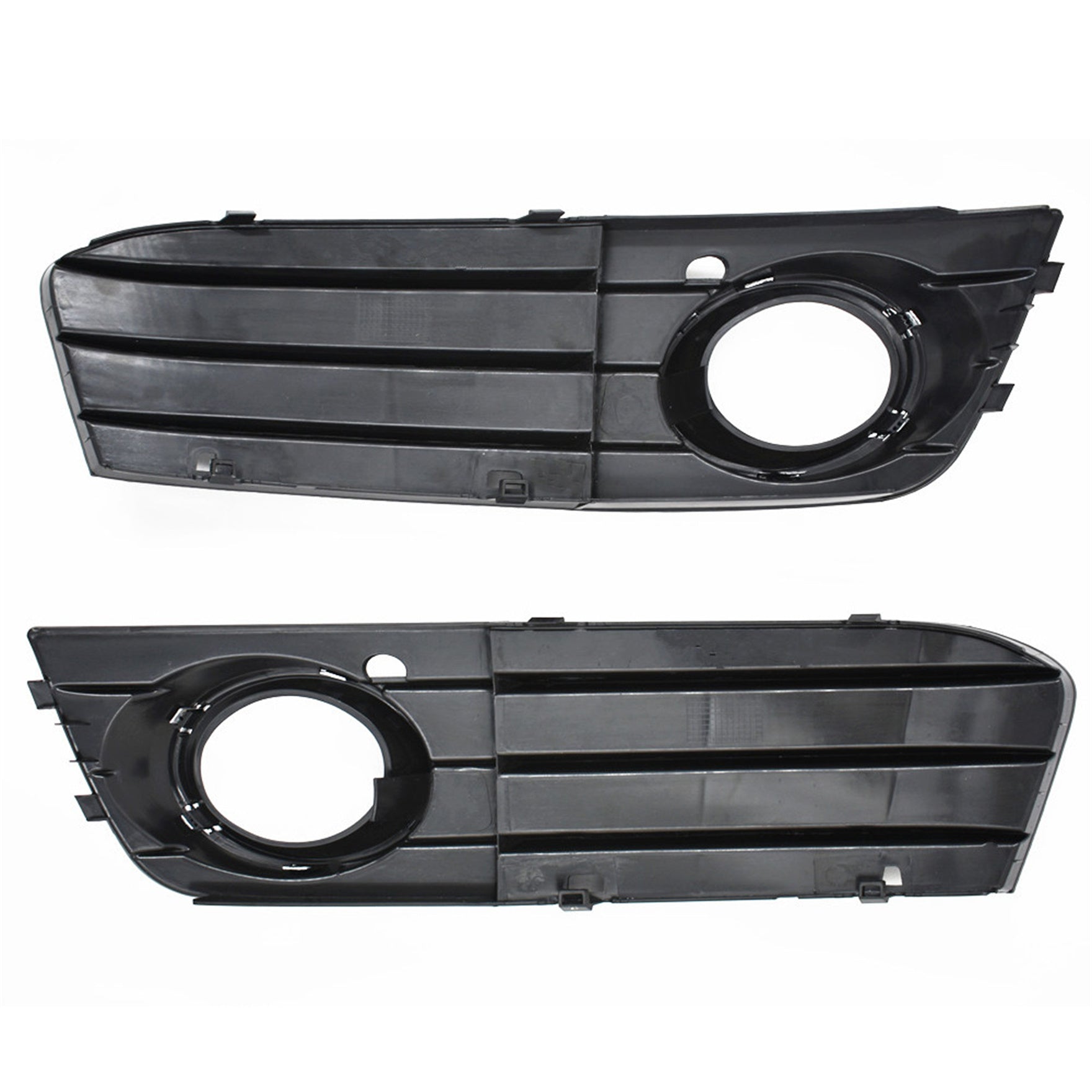 New Pair Front Bumper Fog Light Grille Grill Cover For Audi A4 B8 A4L 2009-2012