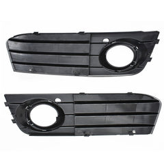 New Pair Front Bumper Fog Light Grille Grill Cover For Audi A4 B8 A4L 2009-2012