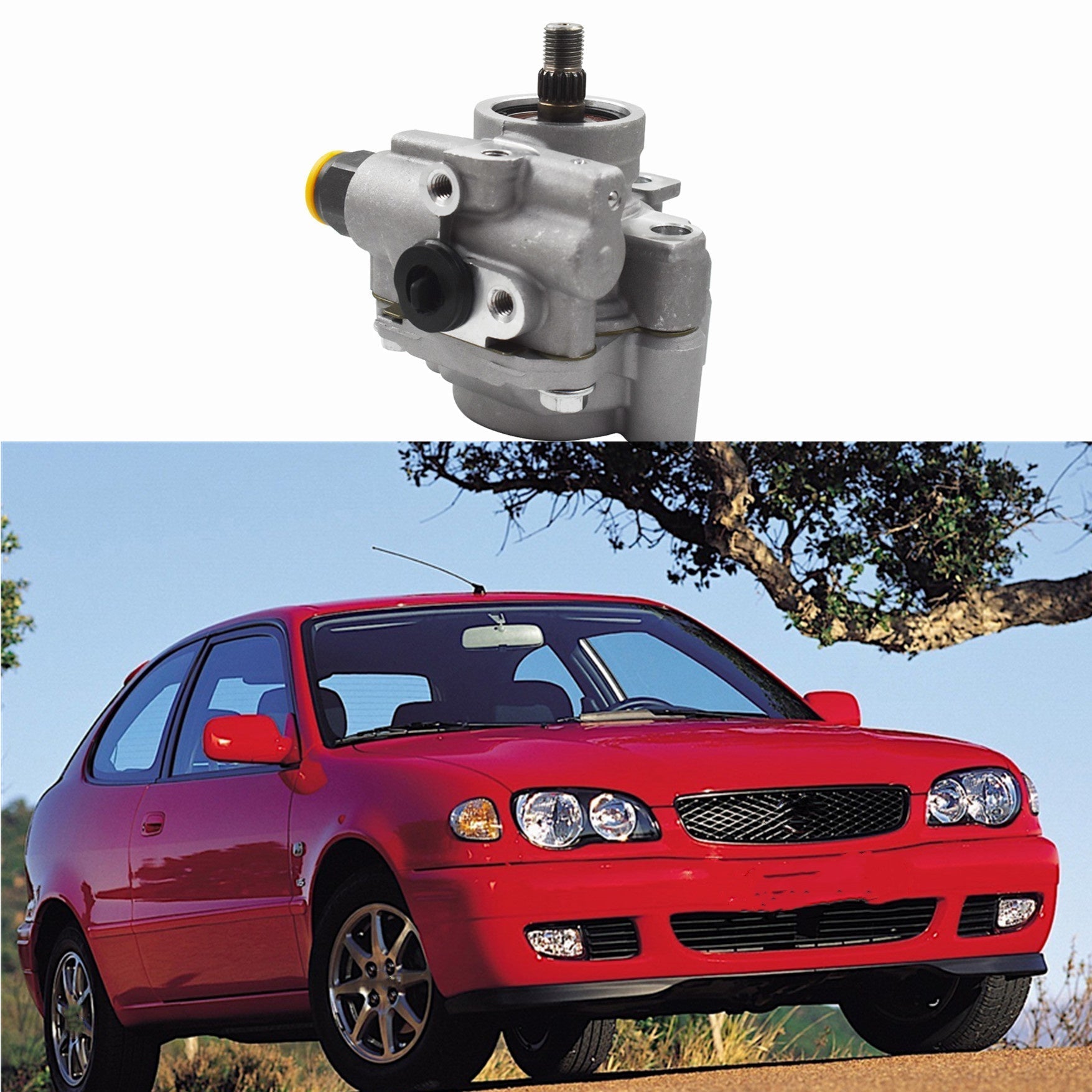 TOPPARTZ Power Steering Pump For Toyota 1997-2001 1996-2000 4Runner 2.7L 44320-04043